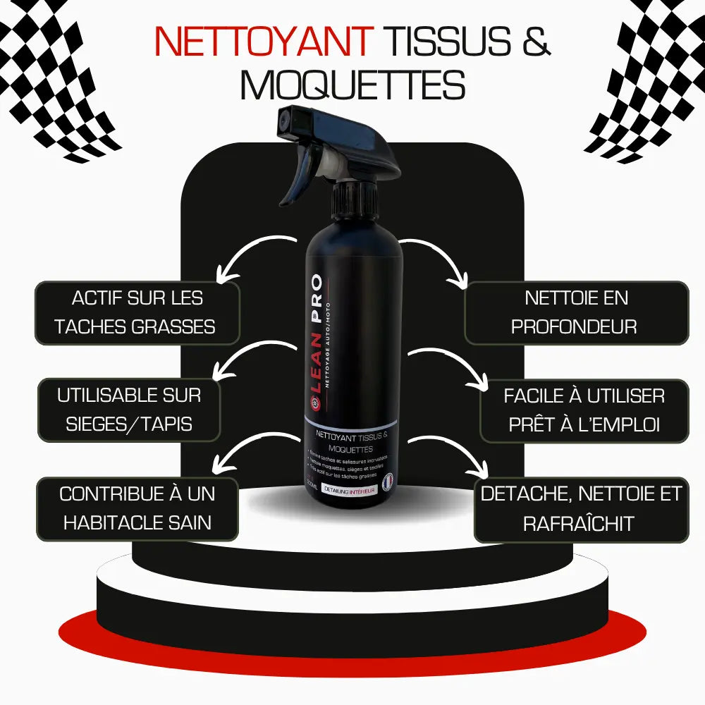 Détachant Tissus & Moquettes 500ml CleanPro™