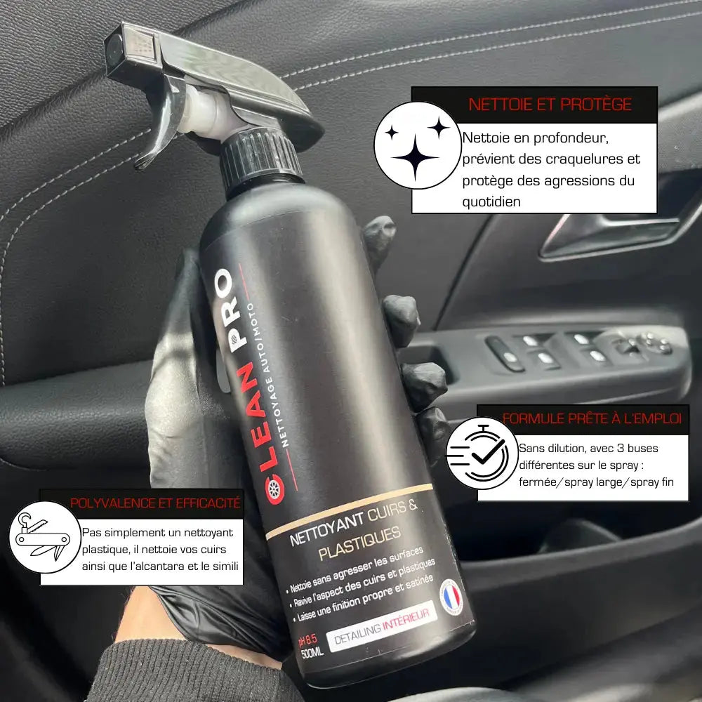 Nettoyant Cuirs & Plastiques 500ml CleanPro™ CleanPro™