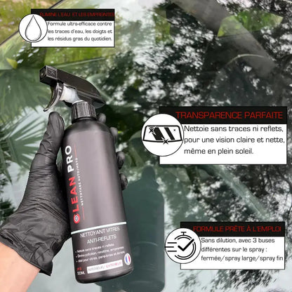 Nettoyant vitres anti-reflets 500ml CleanPro™ 