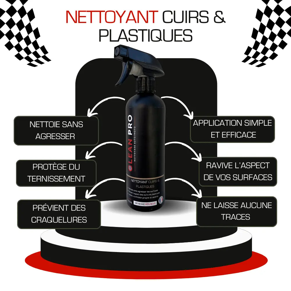 Nettoyant Cuirs & Plastiques 500ml CleanPro™ CleanPro™