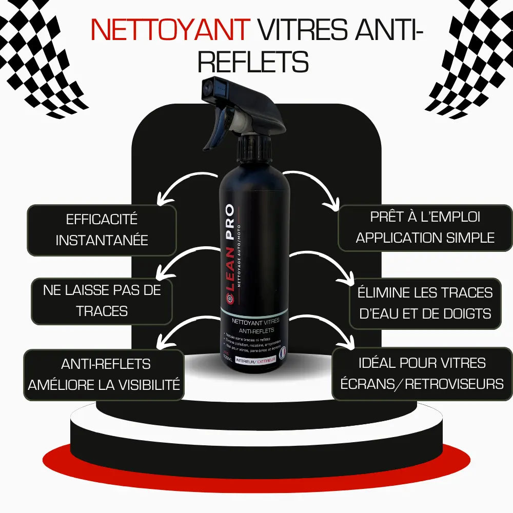 Nettoyant vitres anti-reflets 500ml CleanPro™ CleanPro™