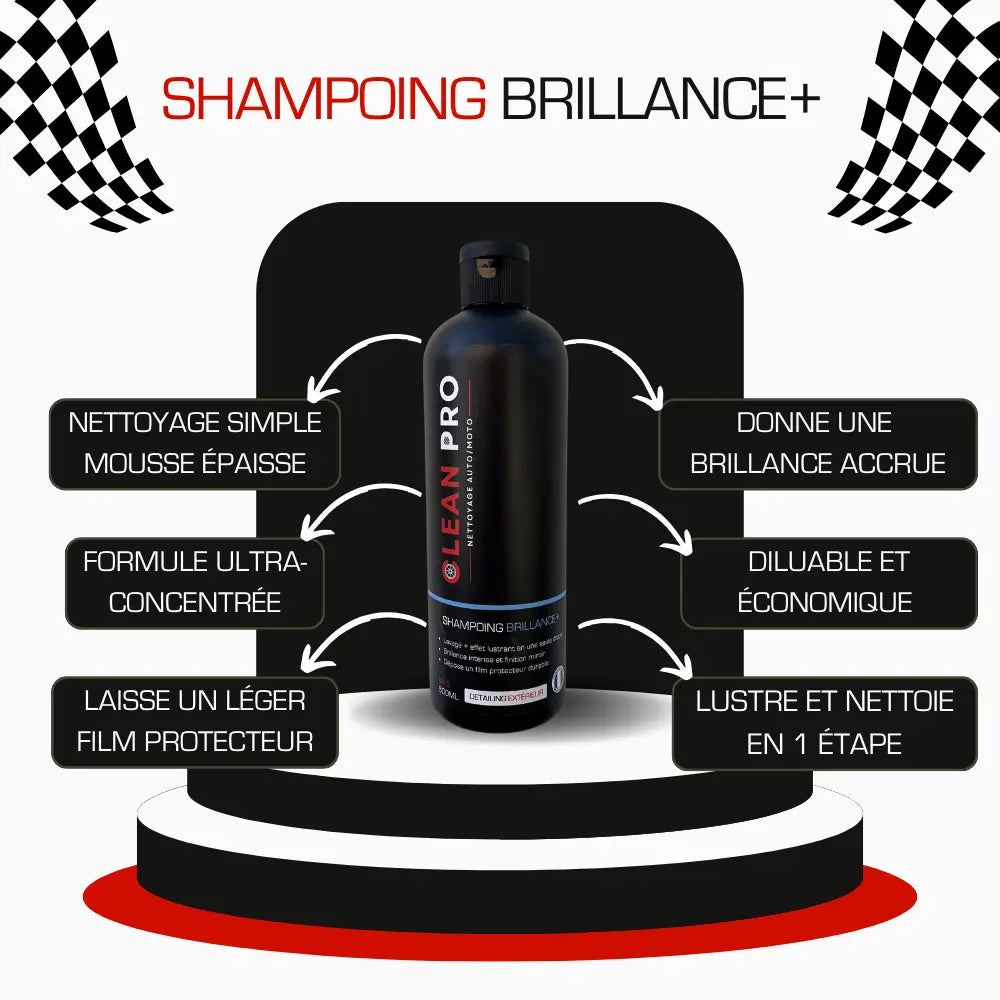 shampoing brillance+ avec ses avantages