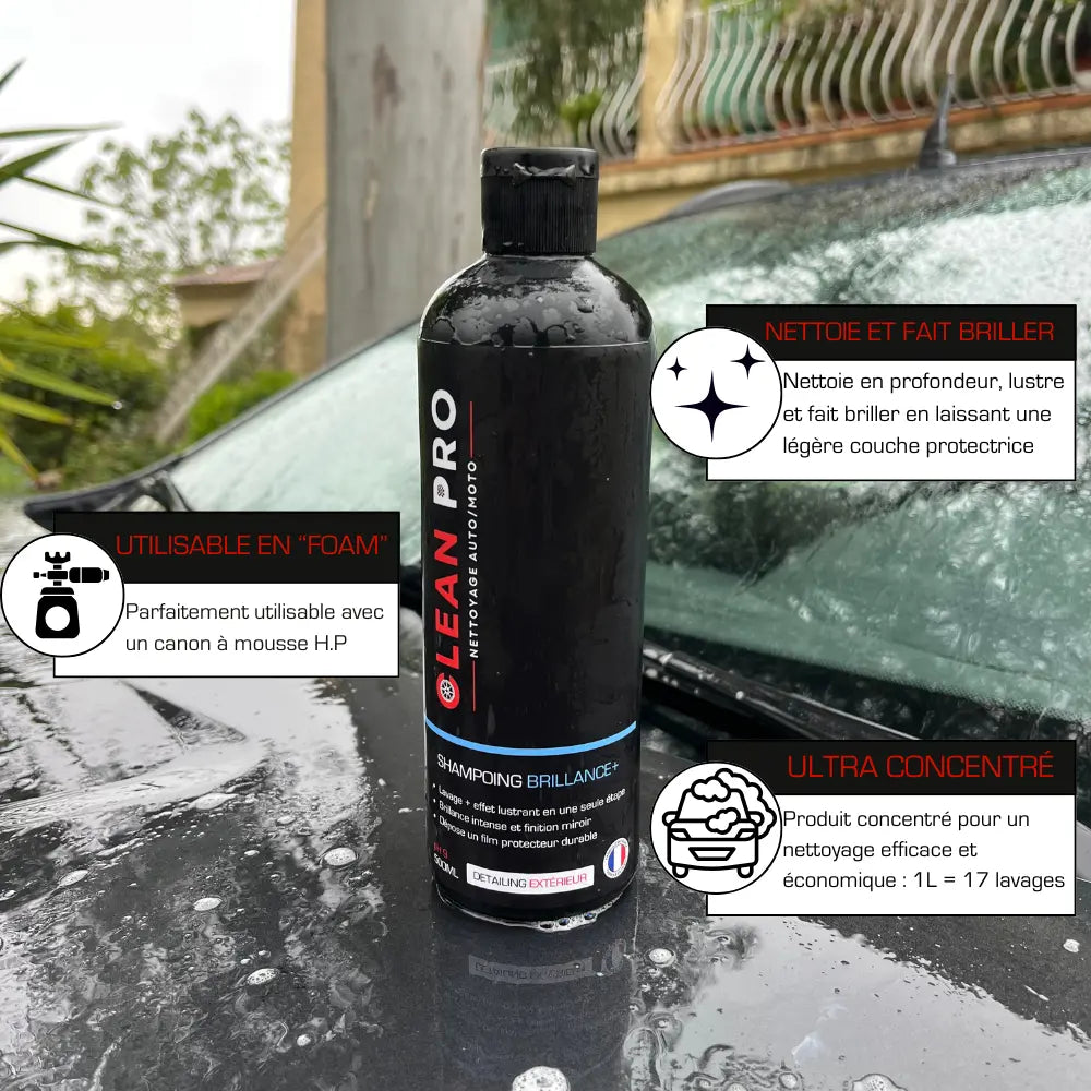Shampoing Brillance+ 500ml CleanPro ™ CleanPro™